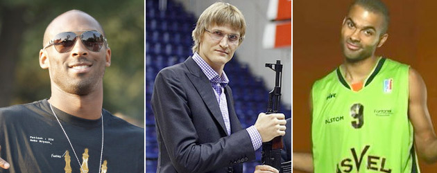 Kobe, Kirilenko, Parker to Europe.