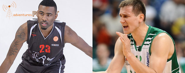 Keith Langford and Paulius Jankunas
