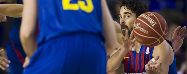 Erazem Lorbek and Juan Carlos Navarro